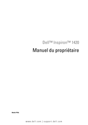 Dell Inspiron 1420 Manuel Du Propriétaire
