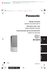 Panasonic SC-GA10 Mode D'emploi