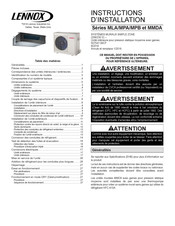 Lennox MPA012S4S- P Série Instructions D'installation