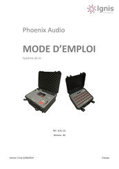 Ignis Phoenix Audio Mode D'emploi