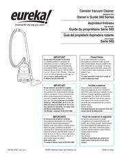 Eureka 940 Série Guide Du Propriétaire