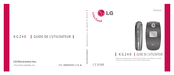 LG KG240 Guide De L'utilisateur