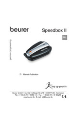 Beurer Speedbox II Manuel D'utilisation