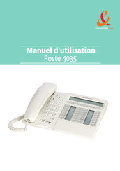 France Telecom 4035 Manuel D'utilisation