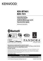 Kenwood KIV-701 Guide De Démarrage Rapide