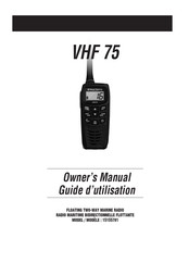 West Marine VHF 75 Mode D'emploi