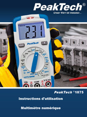 PeakTech 1075 Instructions D'utilisation