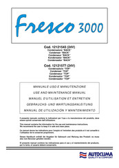 Autoclima Fresco 3000 TOP Manuel D'utilisation Et Entretien