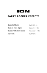 Ion PARTY ROCKER EFFECTS Guide D'utilisation Rapide