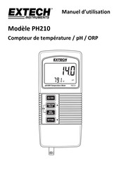 Extech Instruments PH210 Manuel D'utilisation