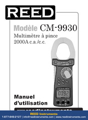 REED INSTRUMENTS CM-9930 Manuel D'utilisation