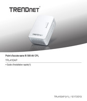 TRENDnet TPL-410AP Guide D'installation Rapide