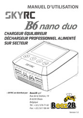 Skyrc B6 nano duo Manuel D'utilisation