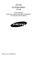 Samsung SPH-i325 Guide D'utilisation