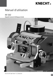 KNECHT HV 262 Manuel D'utilisation