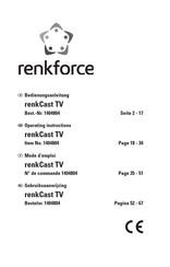 Renkforce renkCast TV Mode D'emploi