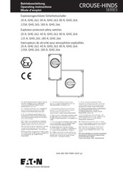 Eaton CROUSE-HINDS Série Mode D'emploi