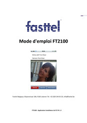 Fasttel FT2100 Mode D'emploi