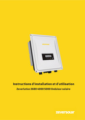 Zeversolar Zeverlution 5000 Instructions D'installation Et D'utilisation