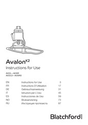 Blatchford AvalonK2 AV22L Instructions D'utilisation