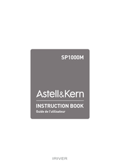 iriver Astell & Kern SP1000M Guide De L'utilisateur