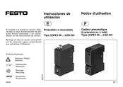Festo VPEV-W-KL-LED-GH Notice D'utilisation