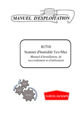 Samuel Jackson Tex-Max 81710 Manuel D'exploitation