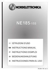 Nordelettronica NE185 Instructions D'emploi