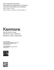 Kenmore 69133 Instructions D'installation