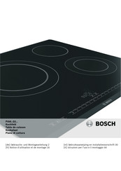 Bosch PIA6 Q1 Série Notice D'utilisation Et De Montage