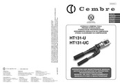 Cembre HT131-UC Notice D'utilisation Et Entretien