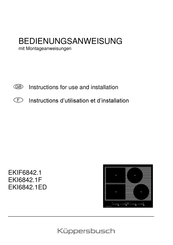 KÜPPERBUSCH EKI6842.1F Instructions D'utilisation Et D'installation