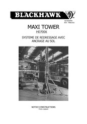 Blackhawk MAXI TOWER Mode D'emploi