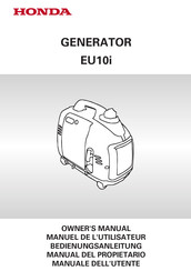 Honda EU10iT1 GW1 Manuel De L'utilisateur