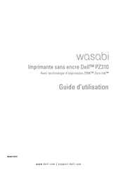 Dell WASABI PZ310 Guide D'utilisation