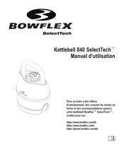 Bowflex SelectTech 840 Manuel D'utilisation