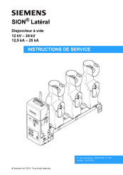 Siemens SION 3AE6113-0 Instructions De Service