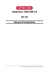 Sitecom CN-105 Manuel D'installation