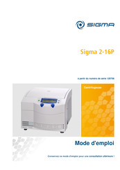 Sigma 2-16P Mode D'emploi