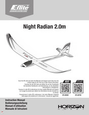 Horizon Hobby E-Flite Night Radian 2.0m Manuel D'utilisation