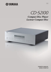 Yamaha CD-S2100 Mode D'emploi