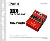 Radial Engineering JDX Direct-Drive Mode D'emploi