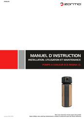 ZANTIA ECS REGINA 1.5 Manuel D'instruction