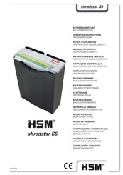 Hsm Shredstar S5 Notice D'utilisation