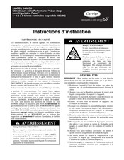 Carrier Performance 24ACC6 Instructions D'installation