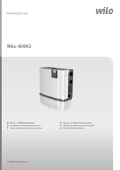 Wilo RAIN 3-25 EM Notice De Montage Et De Mise En Service