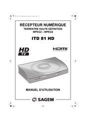 Sagem ITD 81 HD Manuel D'utilisation