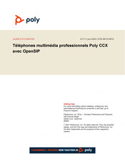 Poly CCX 600 Guide D'utilisation