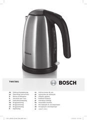 Bosch TWK7801 Notice D'utilisation