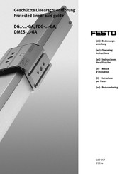 Festo DG - GA Série Notice D'utilisation